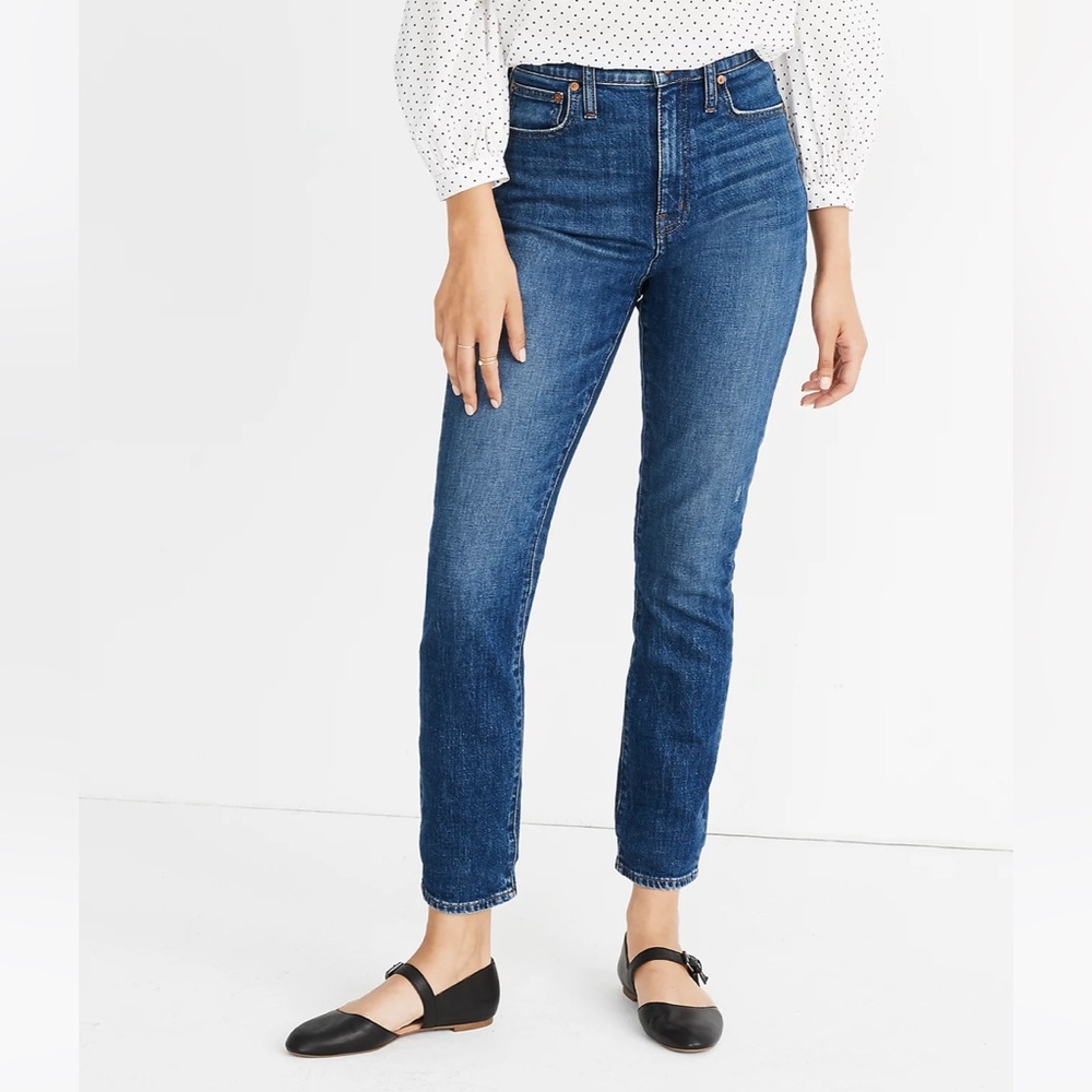 Madewell High-Rise Slim Crop Boyjean